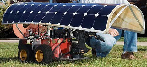 Robot Weeder Solar Powered