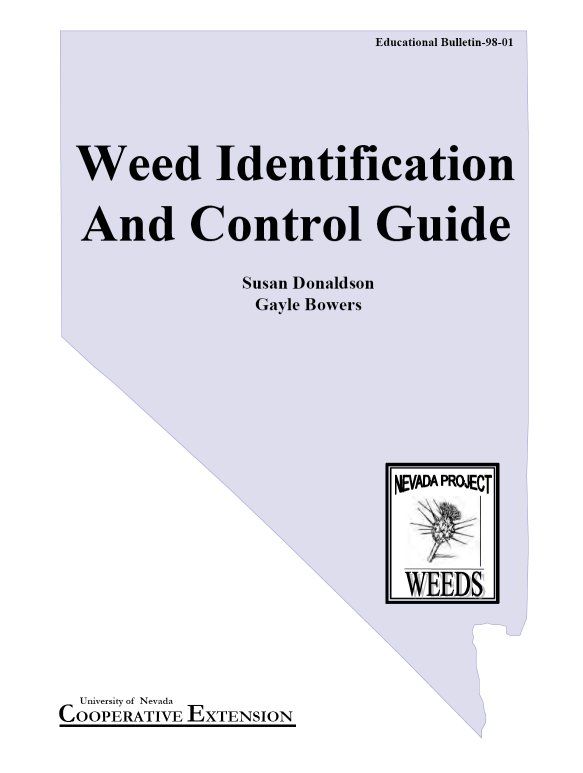 Weed Identification and Control Guide Nevada